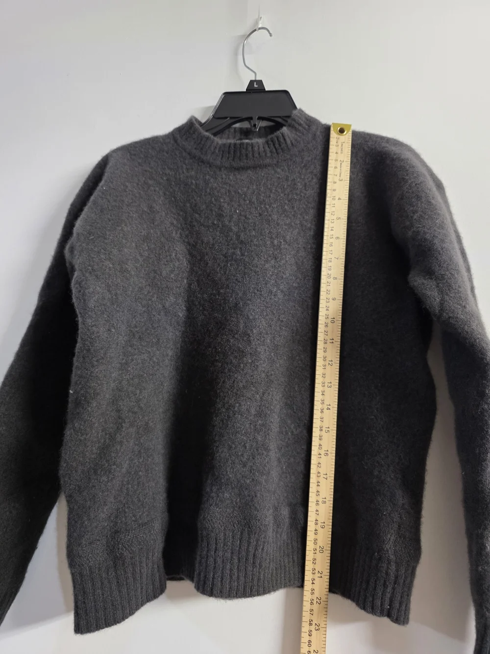Vintage 90s Nike Golf Sweater Womens XL 100% Lambswool Black Hong Kong Swoosh